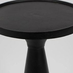Zuiver Floss Ronde Bijzettafel Zwart - 28 X 28cm.