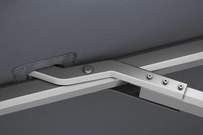Platinum Beaufort Premium 3,2x3,2 m - Manhattan grey met Marbella voet en hoes