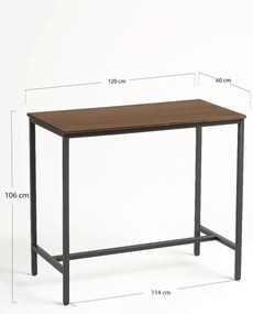 Biro Hoge Rechthoekige Tafel