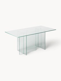 Glazen eettafel Anouk, 180 x 90 cm