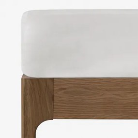 Onderlaken In Lesia Percal Katoen Met 180 Draden Wit & Bed 150cm (150 X 200 X 40 Cm) - Sklum