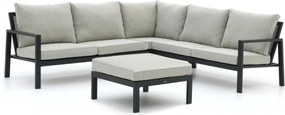 Hoek loungeset Manifesto | 5 personen | Loungeset Grijs | Hoekbank Aluminium | 246x246cm | Kees Smit Tuinmeubelen