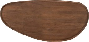 Houten Organische Salontafel Large - 140 X 65cm.