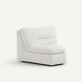 Modulaire hoek in geribbeld polyester, Giuliano