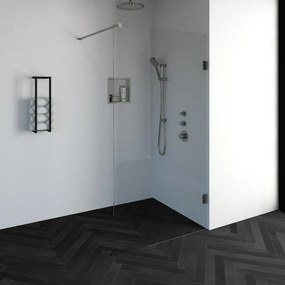BRAUER Void inloopdouche helder glas 110x200 incl. glascoating PVD RVS-kleurig geborsteld GS-VOI1H110200NG