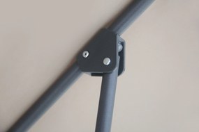 Camello Valerio Stokparasol .m (excl. Voet) Aluminium Taupe