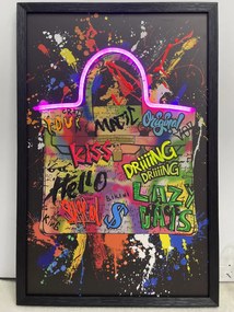 Neon Art Purse Art