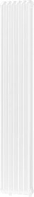 Mexen Kent decoratieve radiator 1882 x 380 mm, 1392 W, wit - W216-1882-380-00-20