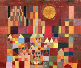 Klee, Paul - Kunstdruk Castle and Sun, 1928, (40 x 35 cm)