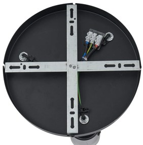 Plafondspot gunmetal rond 3-lichts draai- en verstelbaar - Drain