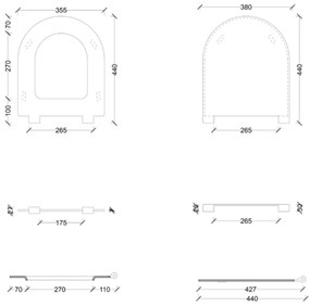 Salenzi Form Slim toiletzitting mat roze