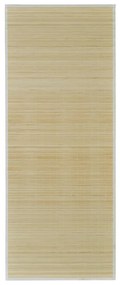 vidaXL Rechthoekige bamboe mat 120 x 180 cm (Neutraal)