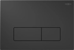 Mexen Fenix 13 slanke spoelknop, zwart mat - 601303