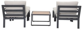 Garden Impressions Cinto balkon loungeset 5-delig - donker grijs