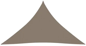 vidaXL Zonnescherm driehoekig 5x5x6 m oxford stof taupe