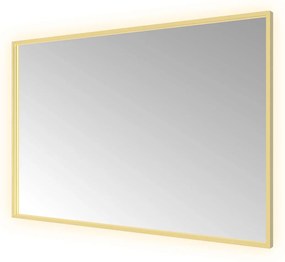 Hotbath &More Square rechthoekige spiegel 120x80cm geborsteld messing PVD