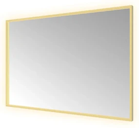 Hotbath &More Square rechthoekige spiegel 120x80cm geborsteld messing PVD