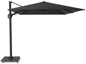 Zweefparasol  3.5x2.6m T2 premium matt black frame (excl voet) Transparant Platinum Challenger