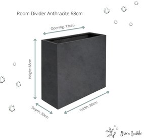 Grigio Room Divider Antraciet