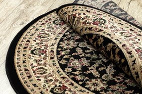 Tapijt ROYAL ADR ROND patroon 1745 zwart