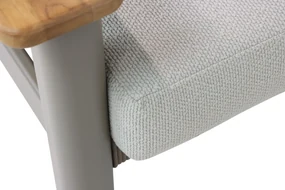 Stoel en Bank Loungeset 5 personen Aluminium/teak Taupe  Santika Furniture Santika