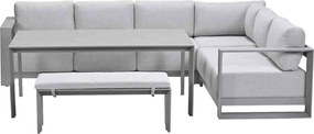 Garden Impressions Malakka lounge dining set 6-delig - taupe - valley sand