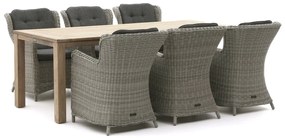 Intenso Milano/ROUGH-S 220cm dining tuinset 7-delig
