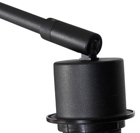 Moderne vloerlamp zwart verstelbaar - Editor