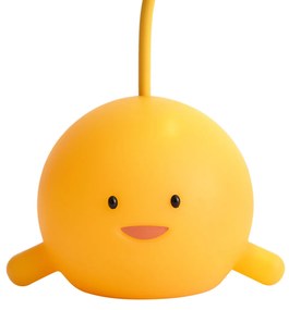 Moderne tafellamp geel incl. LED oplaadbaar - Bulby