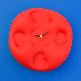Teun Zwets - Bubble Clock Rood