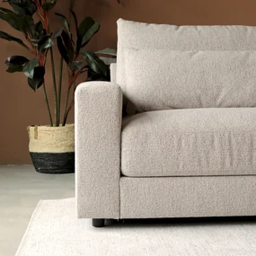 Hoekbank Met Chaiselounge Beige Rechts