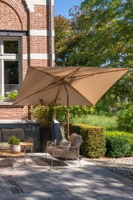 4-Seasons Outdoor Azzurro stokparasol 200 x 300 cm - Woodlook/Sand