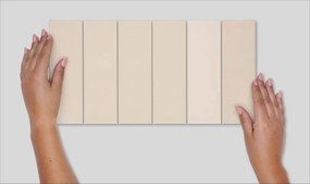 Wandtegel beige Estudio Chalky 20x6,5cm sand mat