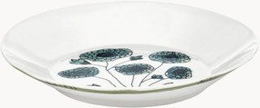 Fine Bone China diepe borden Midnight Flowers, 2-delig
