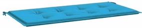 vidaXL Tuinbankkussen 100x50x3 cm blauw