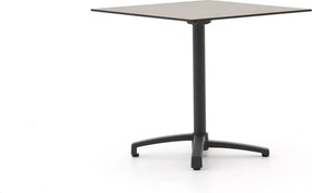 Inklapbare tafel Bellagio | Vierkant | Tuintafel Kunststof | 80x80cm | 2 personen | Kees Smit Tuinmeubelen
