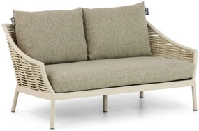 Apple Bee Milou -zits Loungebank Aluminium/Wicker Taupe