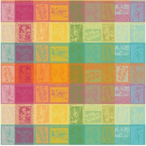 Jacquard tafelkleed Arc En Ciel met acryl coating