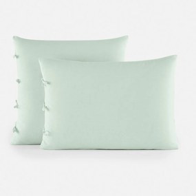 Effen kussensloop te strikken in katoen , Scenario