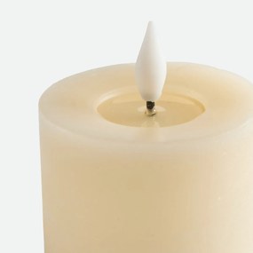 Ledkaars, van was, hoogte 9,5 cm, CASPAR