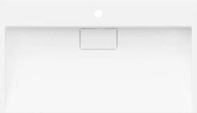 Mexen Ava opbouw wastafel van composiet 1/O 80 x 46 cm, wit - 23018001