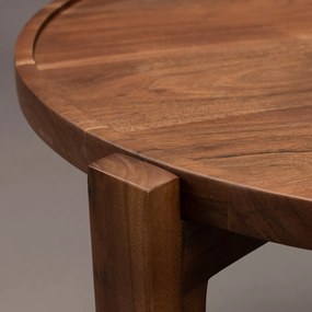 Dutchbone Shane Houten Salontafel Met Dienblad - 59 X 59cm.