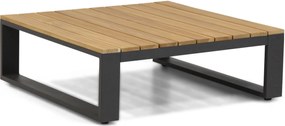 Hoek loungeset 5 personen Aluminium/Outdoor textiel/Aluminium/teak Grijs  Lifestyle Garden Furniture Club