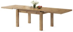 ROYAL eiken artisan, EETTAFEL, UITSCHUIFBAAR