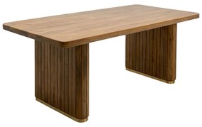 Kare Design Grace Luxe Eettafel Mangohout Messing - 180 X 90cm.