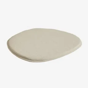 Zariel Stoelkussen Stof Crème Beige - Sklum