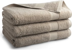 Handdoek Hotel Collectie - 70x140 - 3 stuks - beige taupe