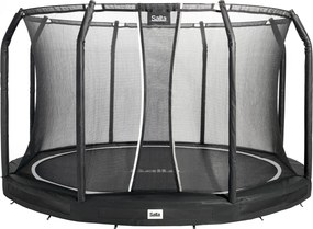 Salta trampoline Premium Ground - Diameter 396 cm - Rond - zwart