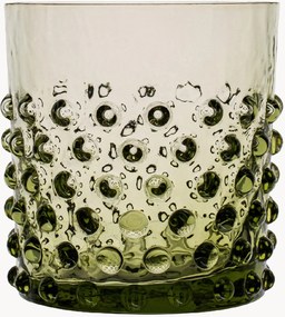 Mondgeblazen tumblers Hobnail, 2-delig