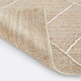 Vloerkleed in jute en katoen, Tospa